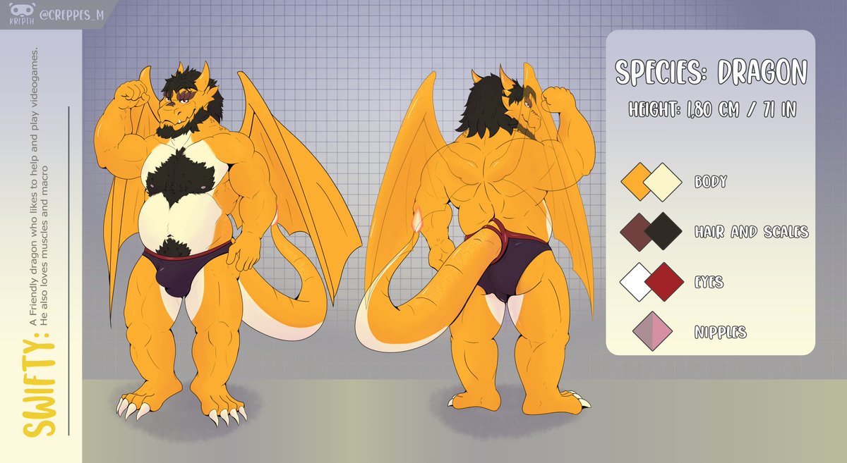 Shiron1990's tweet photo. My friend @Creppes_M He bought a template for references and contacted me to place the reference of my OC that I commissioned him more than 1 year ago. The result was great. Thank you very much, I appreciate it very much for having thought of me https://t.co/aYAzmHxIkB
