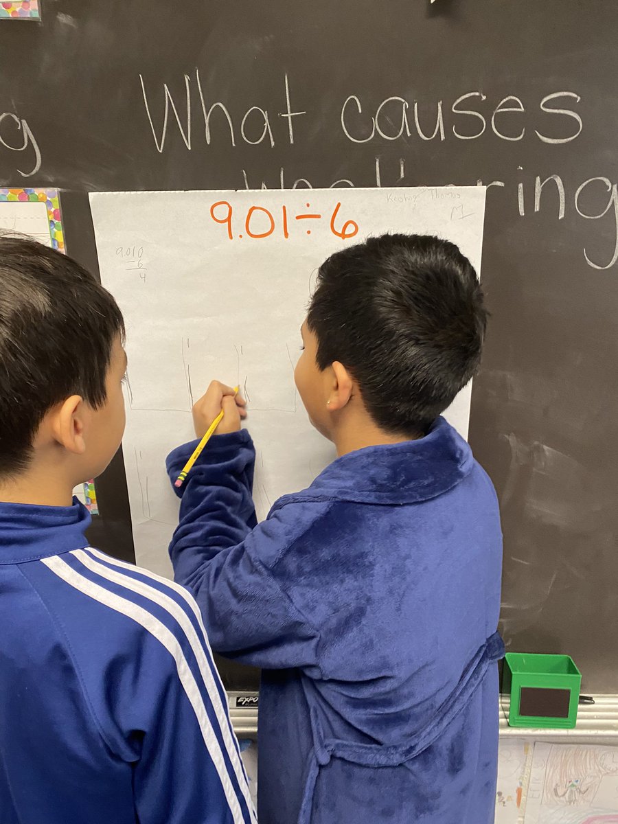 Mathematicians are communicators and collaborators. They listen, ask clarifying questions, and explain their strategies. They also collaborate to solve mathematical problems! <a href="/oakhilles/">Oak Hill Elementary</a> #POGSkills #mathIsFun