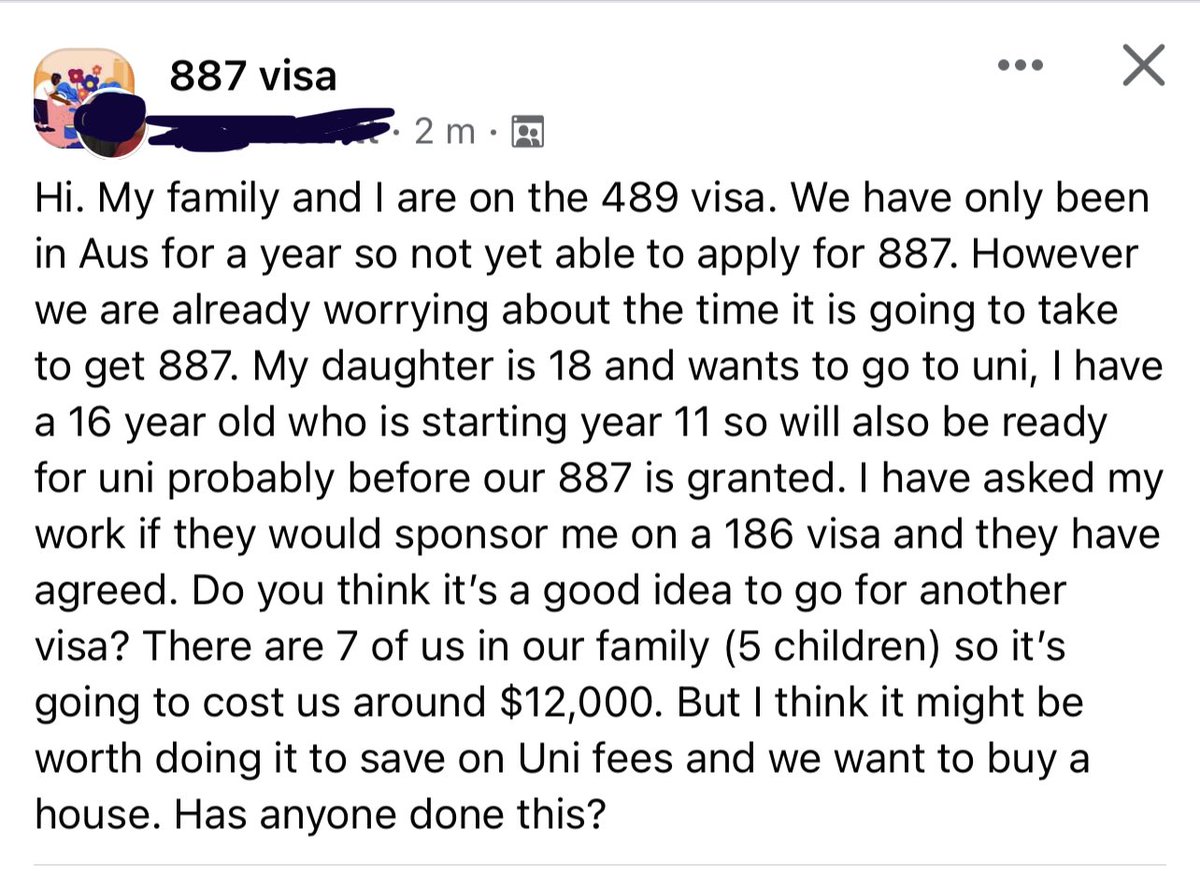 asnmumtaz's tweet photo. @andrewjgiles See how the mental health of #887 Pathway Visa applicants are effecting them. #Grant887VisaOnshore https://t.co/St2WRyDpZK