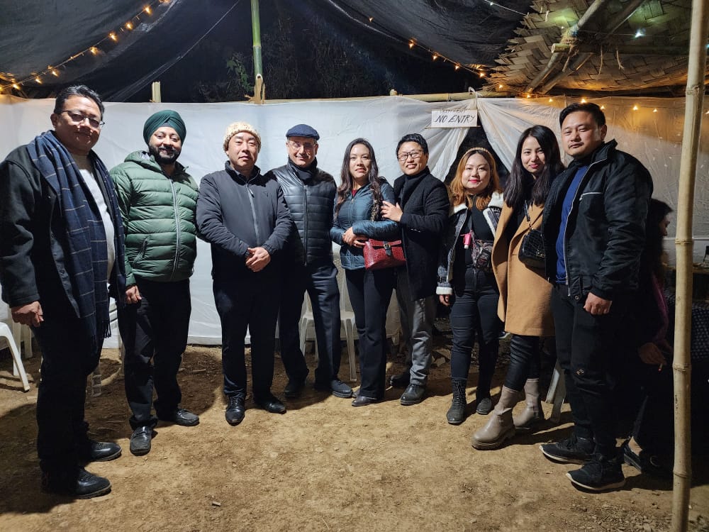NalinSKohli's tweet photo. Experienced a small part of Nagalands rich cultural diversity &amp; cuisine at the #HornbillFestival with our youthful &amp; popular  @AlongImna and other @BJP4Nagaland colleagues @JPNadda @blsanthosh @himantabiswa @BJP4India https://t.co/PpZJXqIE7W