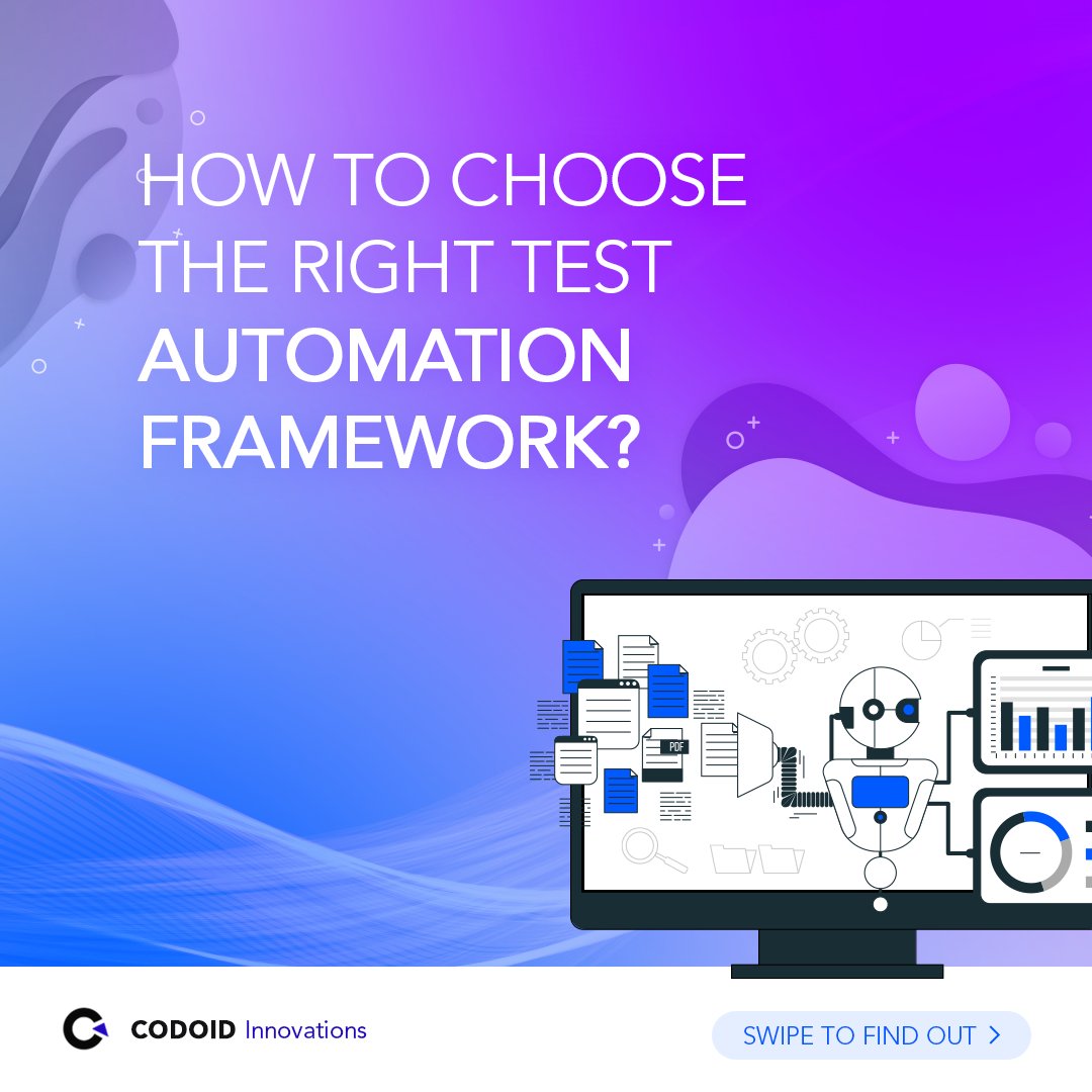 codoid's tweet image. How To Choose the Right Test Automation Framework?
#codoid #testautomation #automationframework #testautomationframework #qacompany