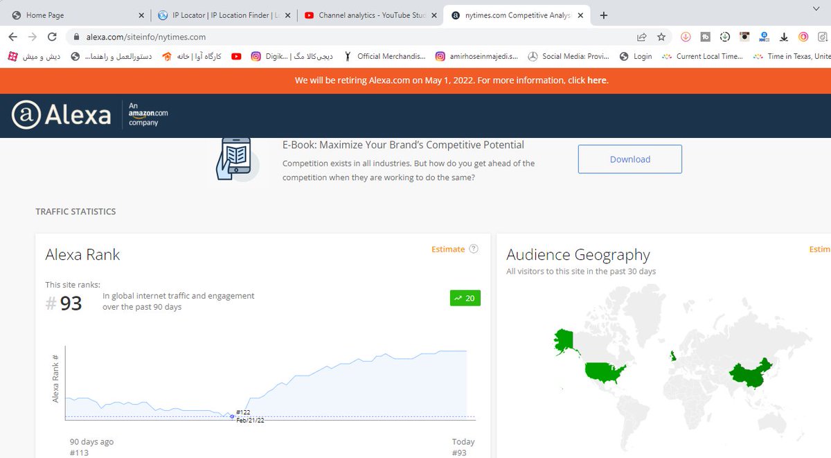 googlesuperbug's tweet photo. #save_yourself
When I discovered Google's superbug, I realized that one of its dangers is that it severely damages websites At that time the Alexa ranking of BBC NYT was around 40 and after a few months it fell to around 130
They were down until the Ukrainian war
#GoogleSuperBug https://t.co/1hyWNg2tfs