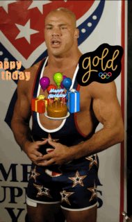 Happy birthday to Olympic gold medalist Kurt Angle  love ya so big Kurt 