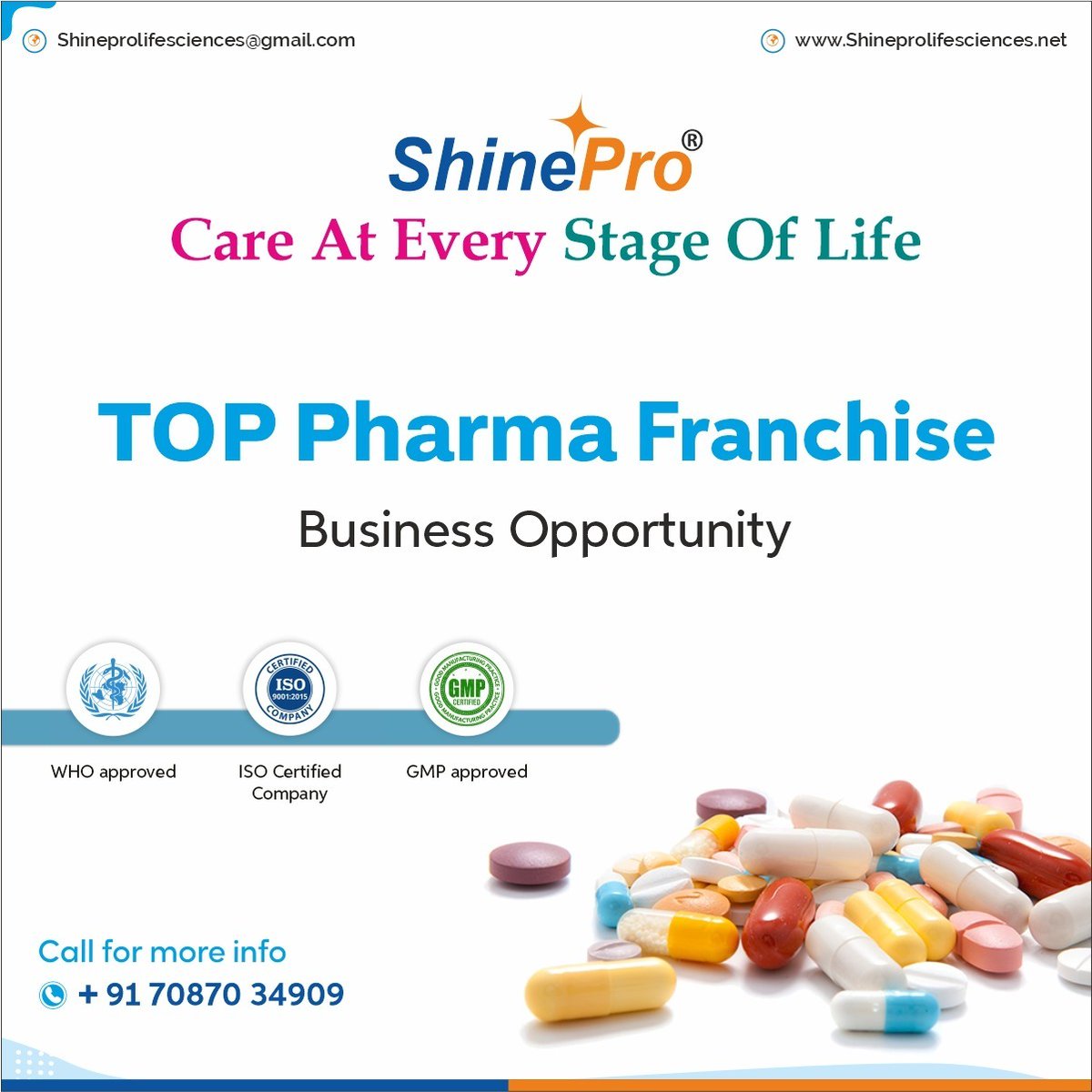 Shinepro_life's tweet photo. Welcome to #shineprolifesciences
We Are Offering #Affordable High-quality #PCDPharmaFranchise Business Opportunity across India.
#pharma #pharmacy #pharmacist #medicine #healthcare #pharmacology #health #medical #pharmaceutical  #pcd #pharma #Franchise #pcdcompanies https://t.co/RRiuFxgPHV