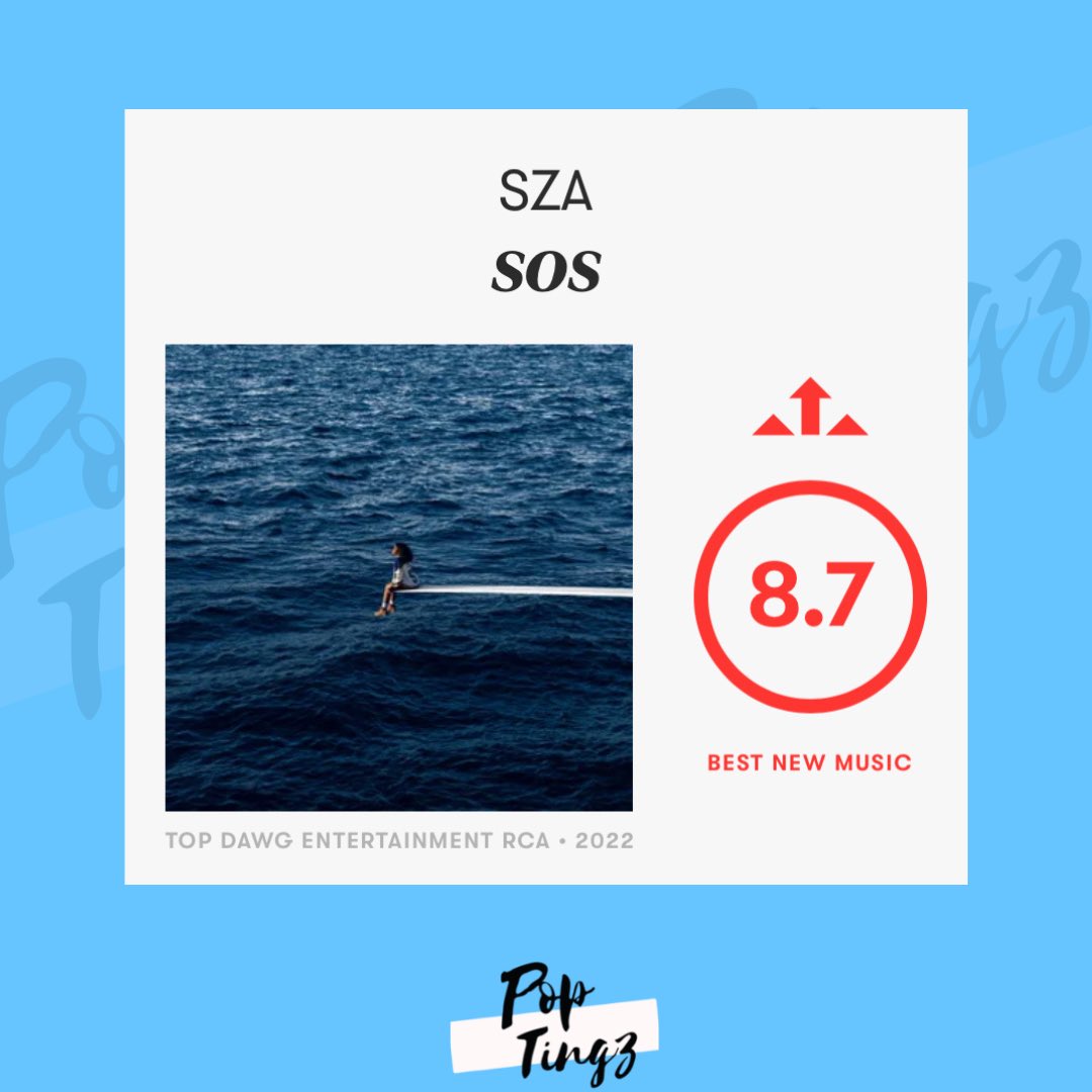 Pop Tingz on Twitter "Pitchfork gives SZA’s new album, ‘SOS’, a score of 8.7/10, her highest