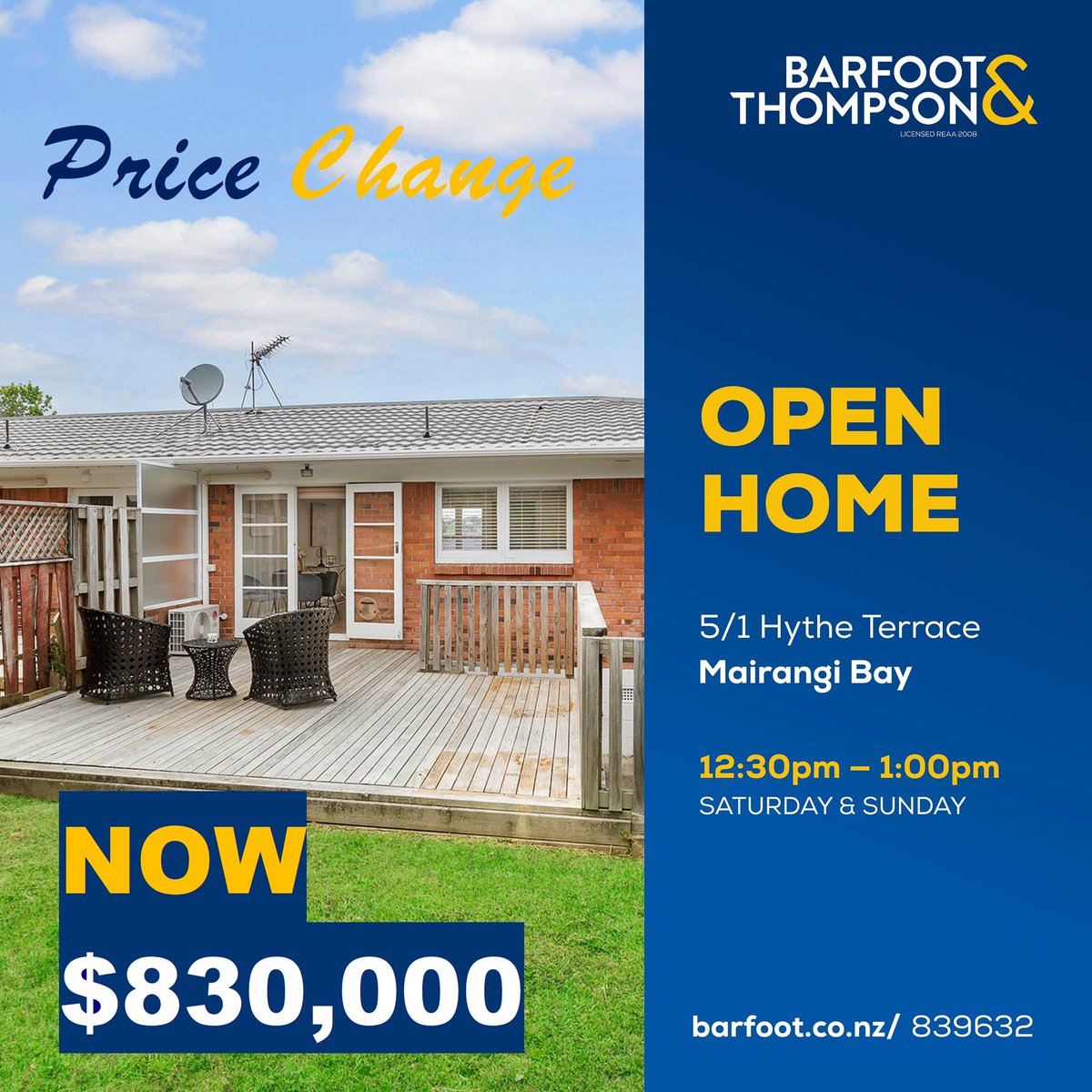 North_Shore_AKL's tweet photo. Price Change. $830,000
Owner is committed to selling.
Location, Location.
Walk to Mairangi Bay Village and Beach.
2-bed, brick & tile, flat and fenced back garden
Open Home details and video: https://t.co/R3CfPysNRE
.
tags
#mairangibay #murraysbay #campbellsbay https://t.co/9IXE7h3guo