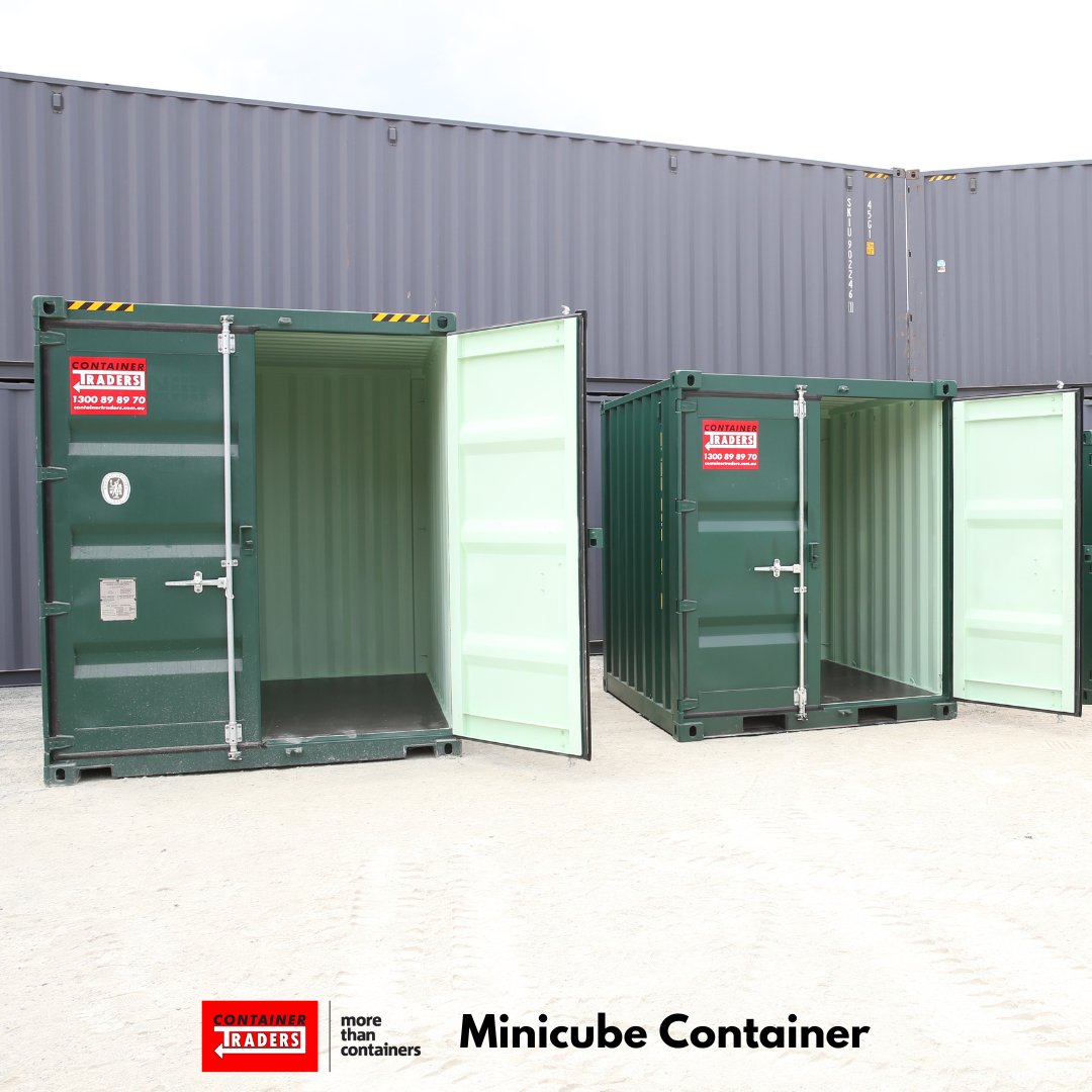 C0ntainerTrader's tweet image. The minicube is a specialised container that is used when space is limited. The mini container is available in 6 ft and 8 ft. 

#specialcontainers #miningsolutions #agriculture #transportgoods #shippingcontainer #morethancontainers #halfheightcontainer #doubledoor