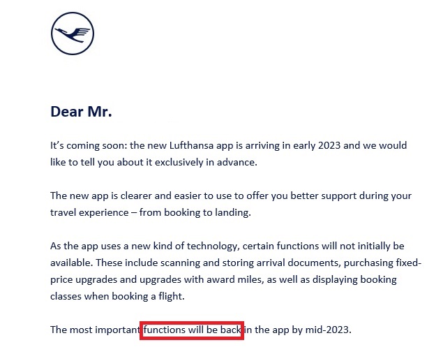 test Twitter Media - @Lufthansa_DE  Why? Just why? Existing functionality discontinued. Hotlines anyway overloaded to the point that they are unusable and now this?  Why release an app with functions reduced instead of waiting until it is finished and no customer has to struggle with the limitations. https://t.co/XXkc8kUHtb