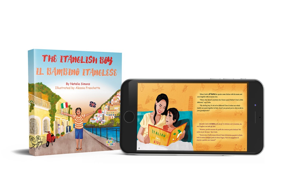 BilingoBooks's tweet photo. New bilingual Italian children's book out now! The book will empower kids to speak a second language and be kinder to one another. 
#Italian #mfl #italiani #bilingual #italianforkids #italianlanguage #childrensbooks #kidlit #italianimmersion #LanguageLearning #languages https://t.co/9r5K5H2qVR