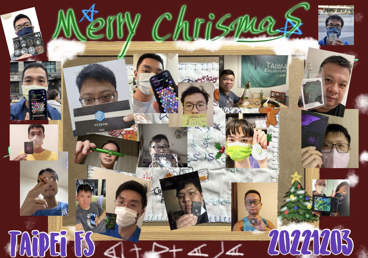 TaipeiFs's tweet photo. 終於～今年最後一次FS啦～
希望明年我們有緣現場見面囉😀

這週就是橫濱大戰哦哦哦
不知道會遇到誰呢😊

#ingress
#ingressfs
#ingressFSAtHome https://t.co/Pdws82FxLt