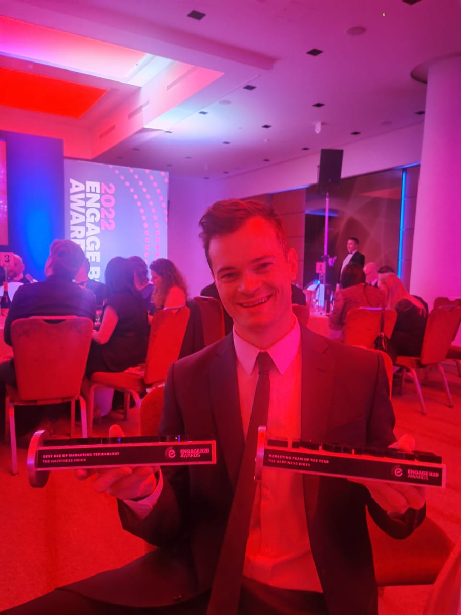 👏 Shout out to our amazing marketing team for their double win at the B2B engage awards last night! 

🏆 Marketing team of the year  
🏆 Best use of Marketing Tech 

Special thanks to the amazing Caroline O'Keefe - who leads the team with a calming and expert approach!