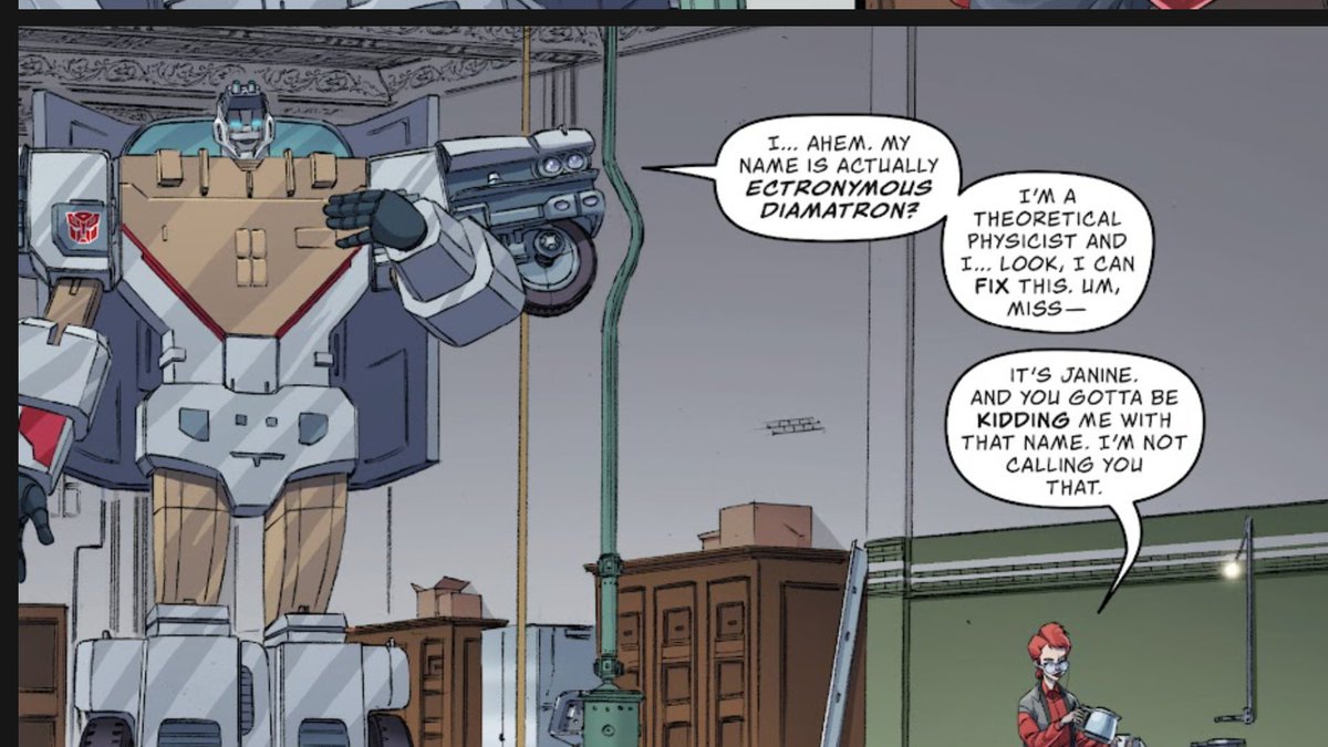 TF_Moments's tweet image. Ectotron's full name is "Ectronymous Diamatron", which he eventually shortened to Optimus' relief. (2019)