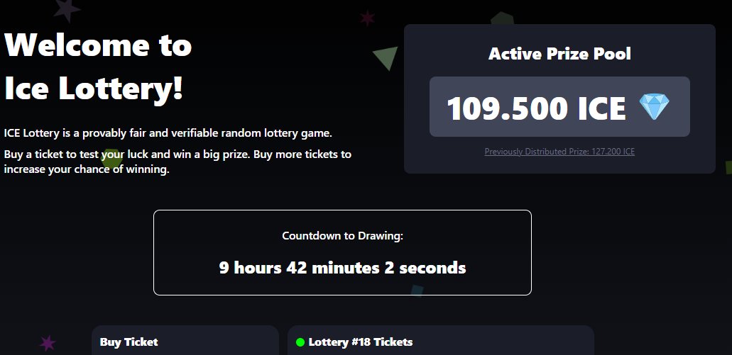 Ice Lottery tweet media