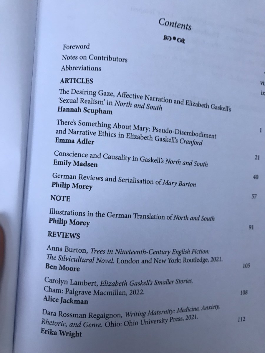 Exciting to receive the latest issue of the Gaskell Journal which includes a review by <a href="/alice_jackman/">Alice</a> <a href="/ARUEnglish/">Anglia Ruskin English Literature</a> <a href="/ARU19thC/">ARU 19thCentury</a>