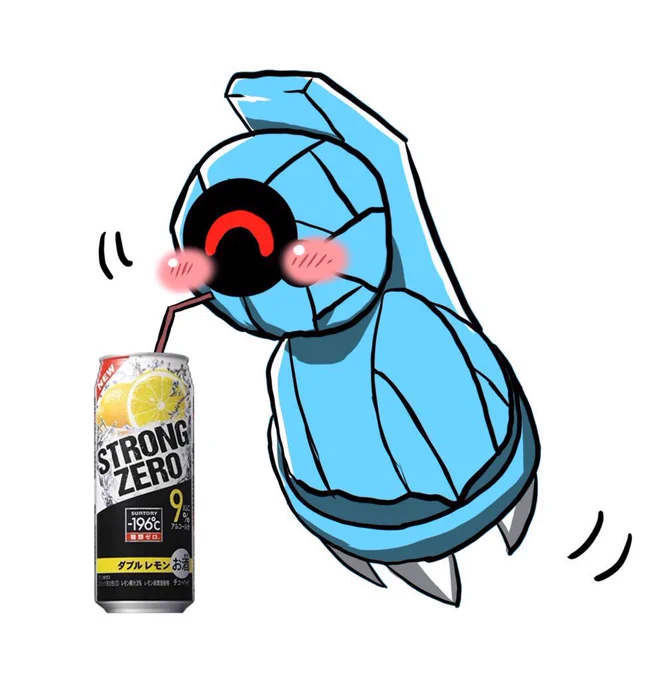 私が今まで描いた唯一のポケモン絵です 