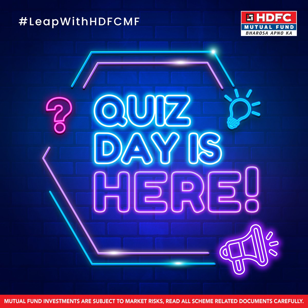 hdfcmf's tweet photo. Got all answers right in our last #FridayQuiz?
Find out if you can continue your winning streak https://t.co/vtpz8jqtgP
#HDFCMutualFund #HDFCMF #Quiz #QuizTime #LeapWithHDFCMF https://t.co/csOVKFcAfM