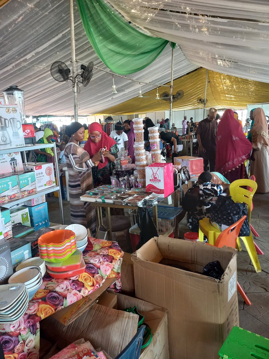 Today is day 2 of the 9th Kwara Trade Fair, and everything is bubbling🥰🥰

Don't forget to visit the Trade fair holding at the Kwara State Stadium for affordable products

#kwaccima  #kwaratradefair #9thkwaratradefair #mykwaratradefair #kwaravendorsgroup #harmonythroughcommerce