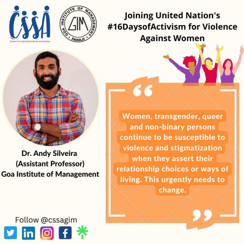 cssagim's tweet photo. Prof. @andyssilveira is supporting @UN_Women and activists around the world who are calling for change and supporting survivors of violence. #16DaysofActivism #ViolenceAgainstWomen #SDG5
@cssagim https://t.co/NPZRJDIuUc