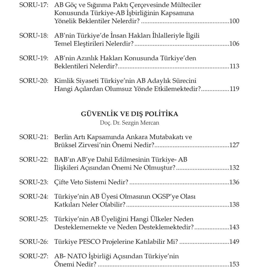 📚🖌️'50 Soruda Türkiye-AB İlişkileri' başlıklı kitap, @sinem_kcmz 'ın editörlüğünde Barış Gürsoy, Murat Necip Arman, Zühal Ünalp Çepel ve kıymetli hocamız @sezginmercan 'ın katkılarıyla @nobelyayin 'dan çıktı. 

Okuyucuları ile buluşmak için hazır! ☺️