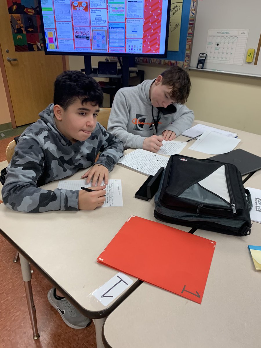 Dan Page (@paged87) on Twitter photo Our 7th grade writers were so happy to be visited by our #TCRWP coach, <a href="/kat_schechter/">Kathleen Schechter</a>, <a href="/AlexSchnupp/">Alexandra Schnupp</a> <a href="/PetagnaAtPMS/">Isabelle Petagna</a> and our ELA dept! They were excited to share what they’ve been working on and got a great lesson on showing, not telling in their writing. #literacy #WeArePlainedge Our 7th grade writers were so happy to be visited by our #TCRWP coach, <a href="/kat_schechter/">Kathleen Schechter</a>, <a href="/AlexSchnupp/">Alexandra Schnupp</a> <a href="/PetagnaAtPMS/">Isabelle Petagna</a> and our ELA dept! They were excited to share what they’ve been working on and got a great lesson on showing, not telling in their writing. #literacy #WeArePlainedge