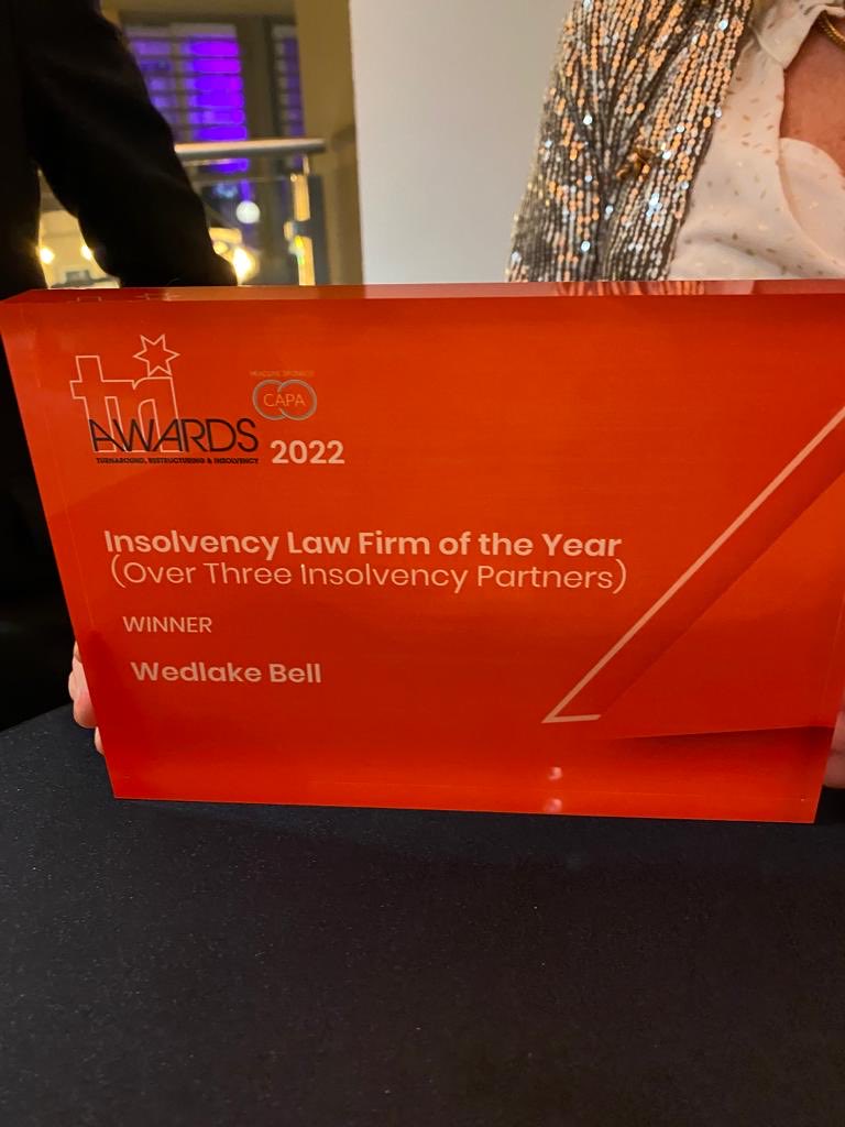 Having a good week. We have a fantastic team. Highly commended for Diversity too! ⁦<a href="/WedlakeBell/">Wedlake Bell LLP</a>⁩