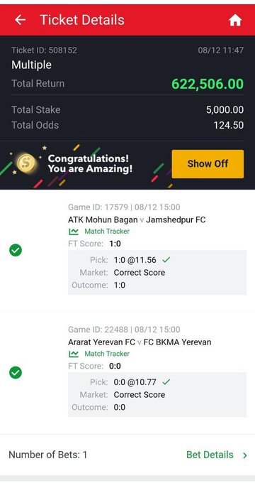 It's a great privilege knowing this platform for good, I was thinking I was lost and I have done the wrong thing never knew I was safe and going to achieve something great  from this platform @sure_odds02 #Asiwaju #PORSUI #SaudiArabia #RealMadrid #thiago #Hakimi