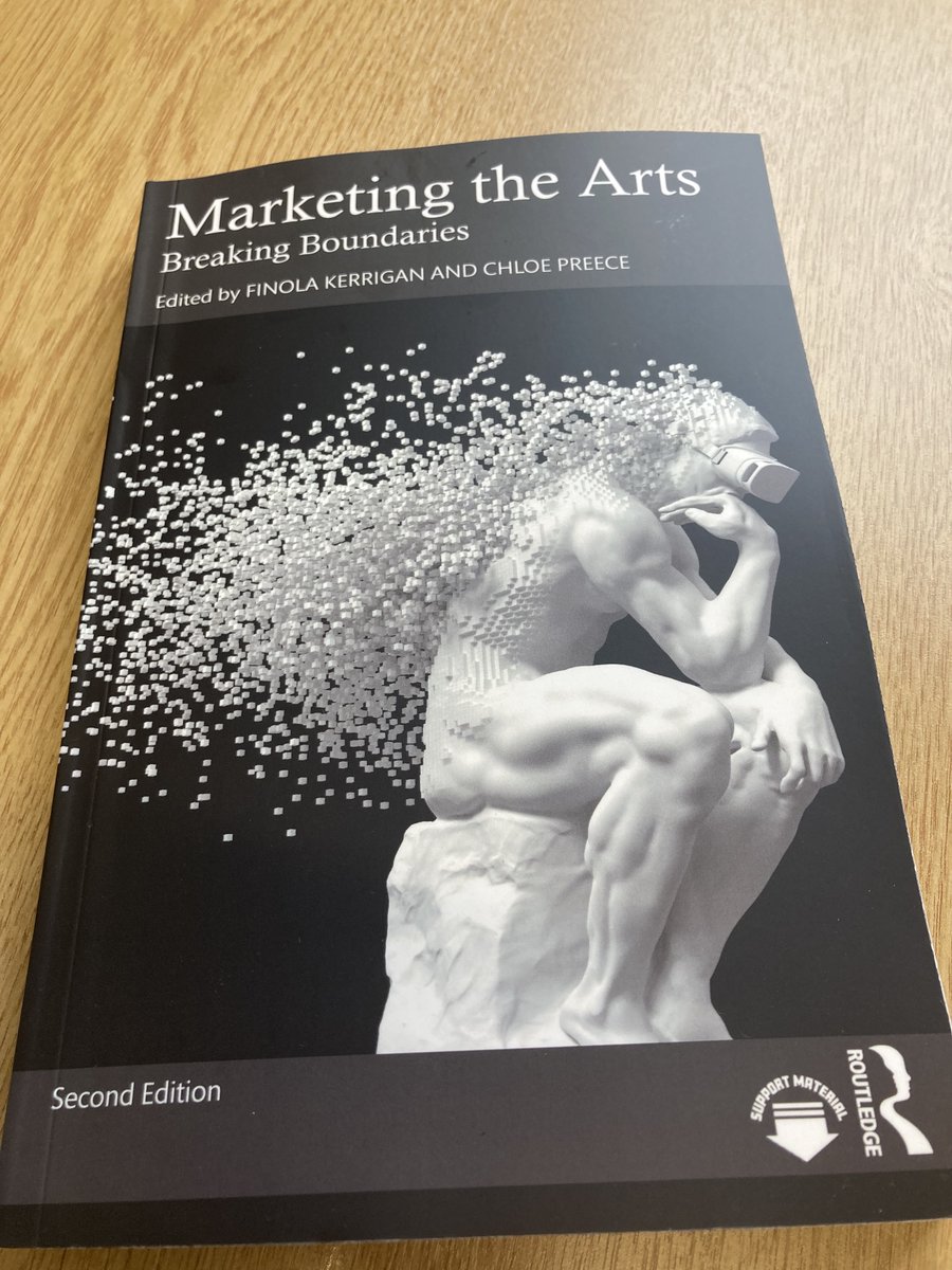 chloempreece's tweet image. 📢🥳Delighted to see the 2nd edition of 'Marketing the Arts' in print! @FinolaK and I had the most excellent time editing this collection which provides an overview of some of the diverse research being done in #arts #marketing. #bookrelease #AcademicTwitter