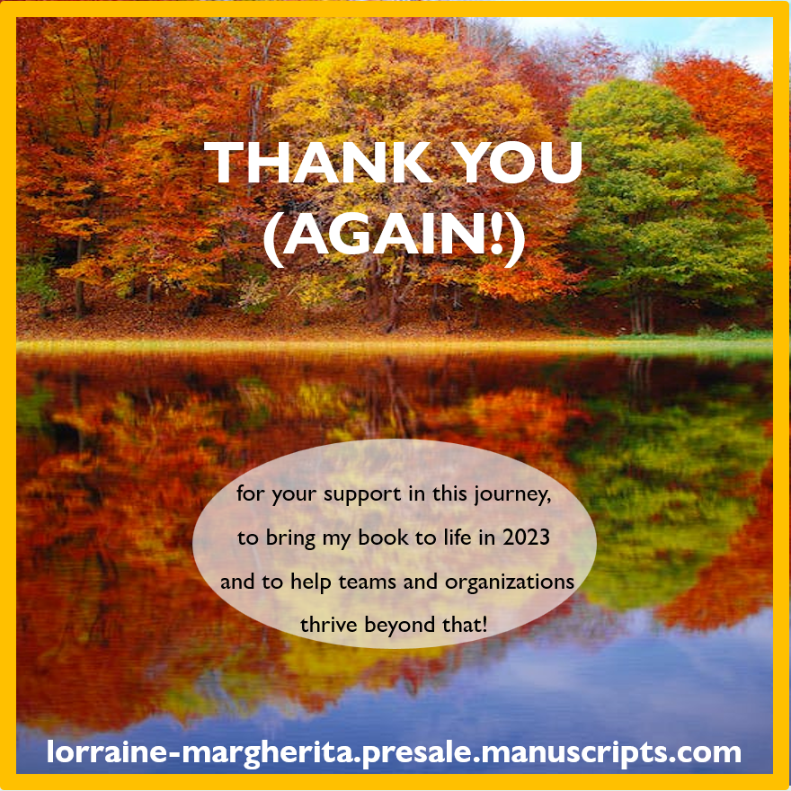 CoDynamics_Lorn's tweet image. 💎 When I started organizing my material to write a book on autonomy and responsibility in organizations in June, little did I know the attention and support me and my project would get!

⏩ My campaign is live until December 18.

#AutonomyResponsibility #NewDegreePress