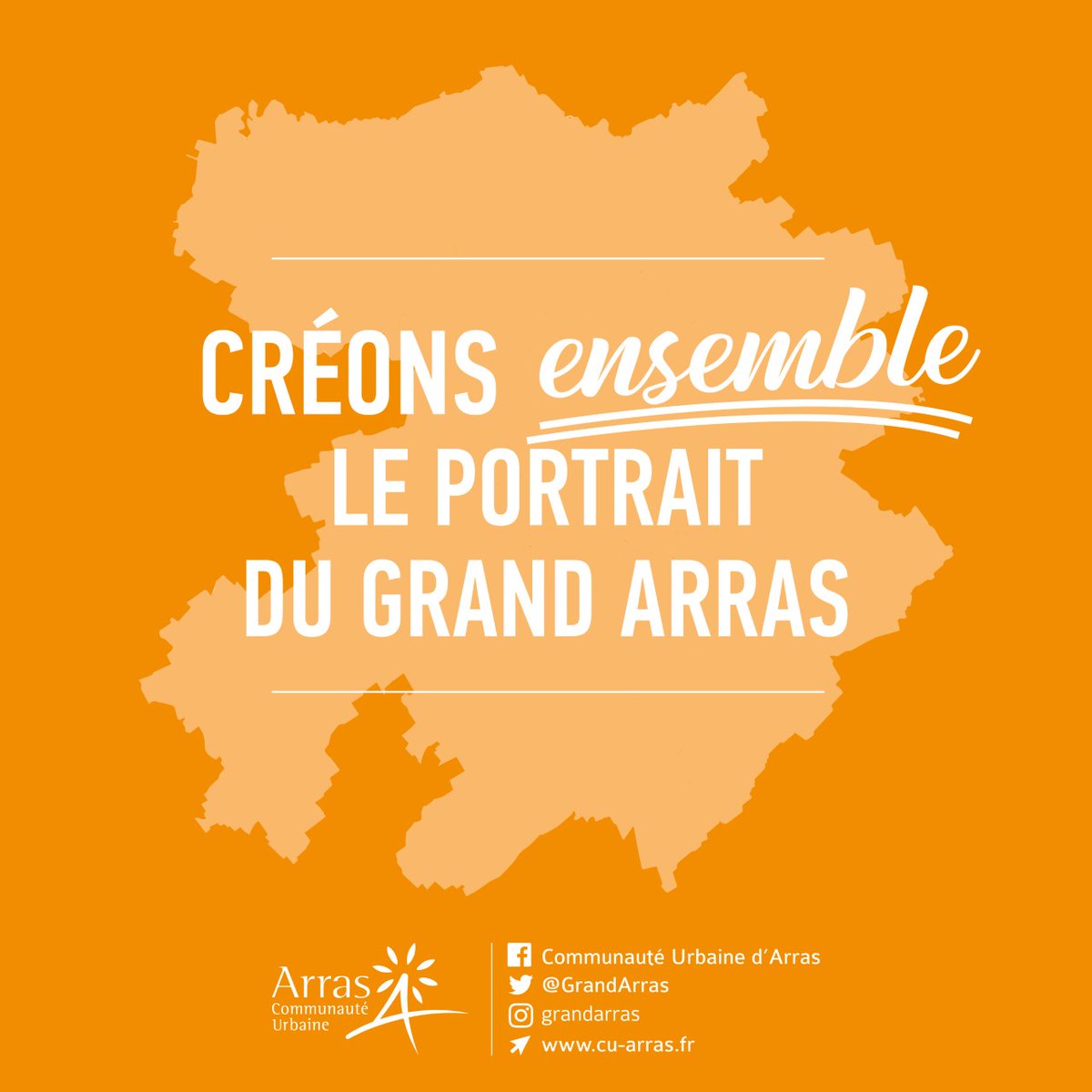 📣Créons ensemble le PORTRAIT DU TERRITOIRE ! 📣

✅ Vous résidez, travaillez ou étudiez dans le #GrandArras ? 

📍Donnez-nous votre vision du #territoire !

👉 Répondez à notre questionnaire en ligne jusqu'au 19 décembre : fr.surveymonkey.com/r/enquete-Gran…