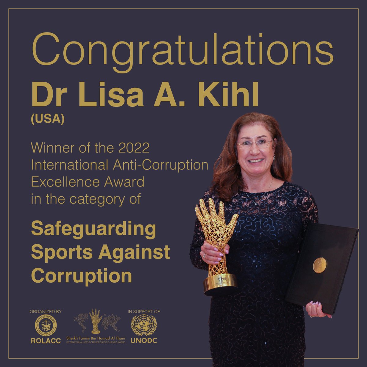 The winners of the International Anti-Corruption Excellence Award 2022 have been announced! 

The award is organized by <a href="/Rolaccqa/">ROLACC</a>  and delivered in support of <a href="/UNODC/">UN Office on Drugs & Crime</a> .