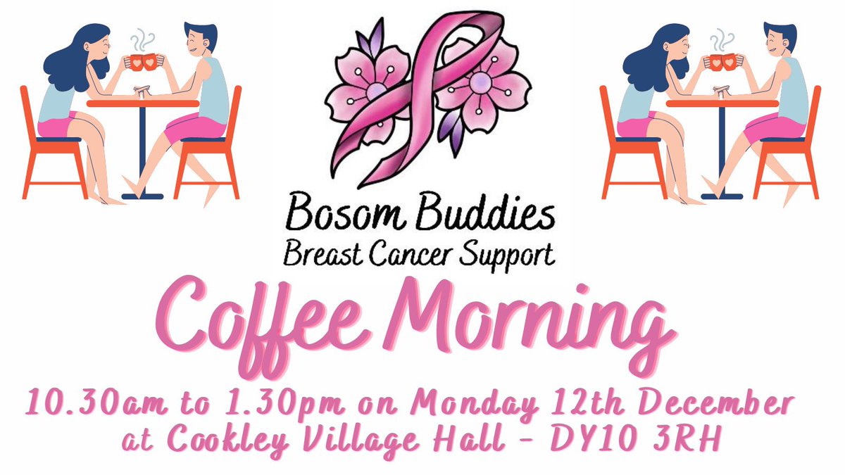 Bosom Buddies Breast Cancer Support Group (@bosombuddiesbcs) on Twitter photo It might be cold outside but at the <a href="/BosomBuddiesBCS/">Bosom Buddies Breast Cancer Support Group</a> we have warm smiles and a selection of hot drinks ready to welcome ladies at any stage in the Breast Cancer diagnoses π€π€ It might be cold outside but at the <a href="/BosomBuddiesBCS/">Bosom Buddies Breast Cancer Support Group</a> we have warm smiles and a selection of hot drinks ready to welcome ladies at any stage in the Breast Cancer diagnoses π€π€