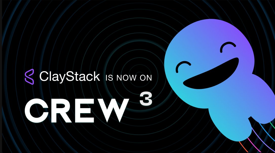 ClayStack (@claystack_hq) on Twitter photo Super thrilled to announce ClayStack to the <a href="/crew3xyz/">Kasih Sayang</a> community!
The Starter Quests are out!
Head to our Crew3 page, and join the fun 😉
claystack.crew3.xyz/questboard Super thrilled to announce ClayStack to the <a href="/crew3xyz/">Kasih Sayang</a> community!
The Starter Quests are out!
Head to our Crew3 page, and join the fun 😉
claystack.crew3.xyz/questboard