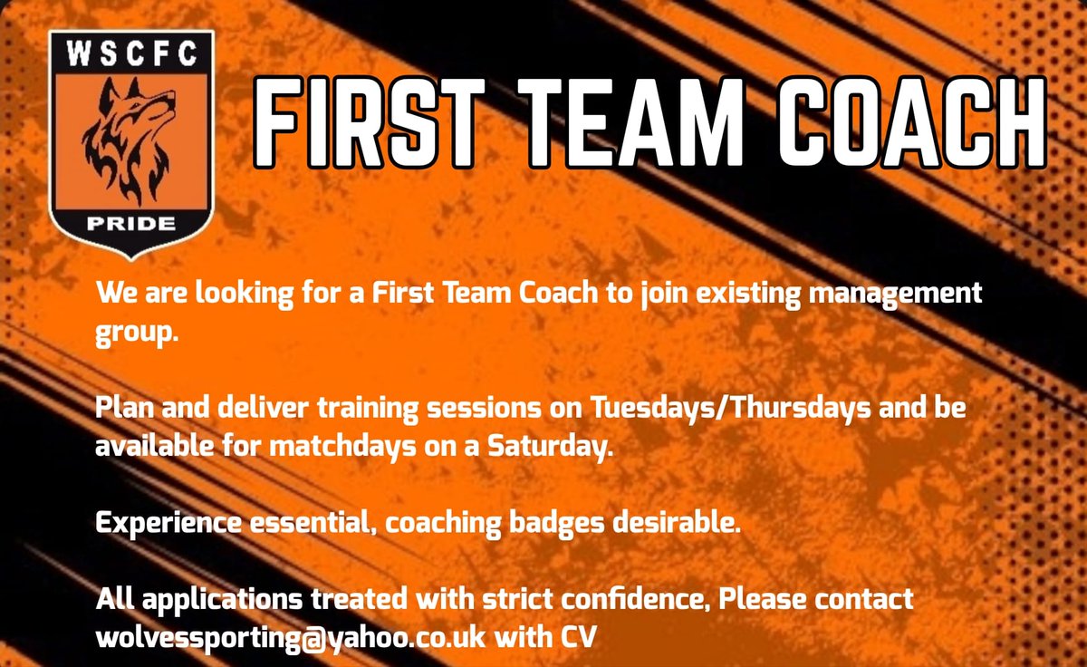 WolvesSporting's tweet photo. 🔶️ FIRST TEAM COACH 🔶️

🔶️🐺

. https://t.co/tXVHRRSNM9