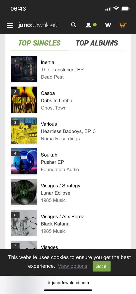 You love to see it

#1 on Juno downloads dubstep chart

🖤💀🪳

Thanks to everyone who has copped it so far