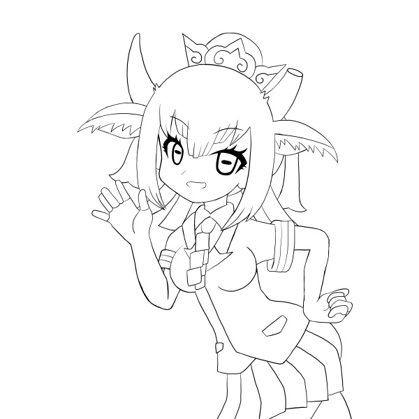 らくがきゴシンギュウサマ 