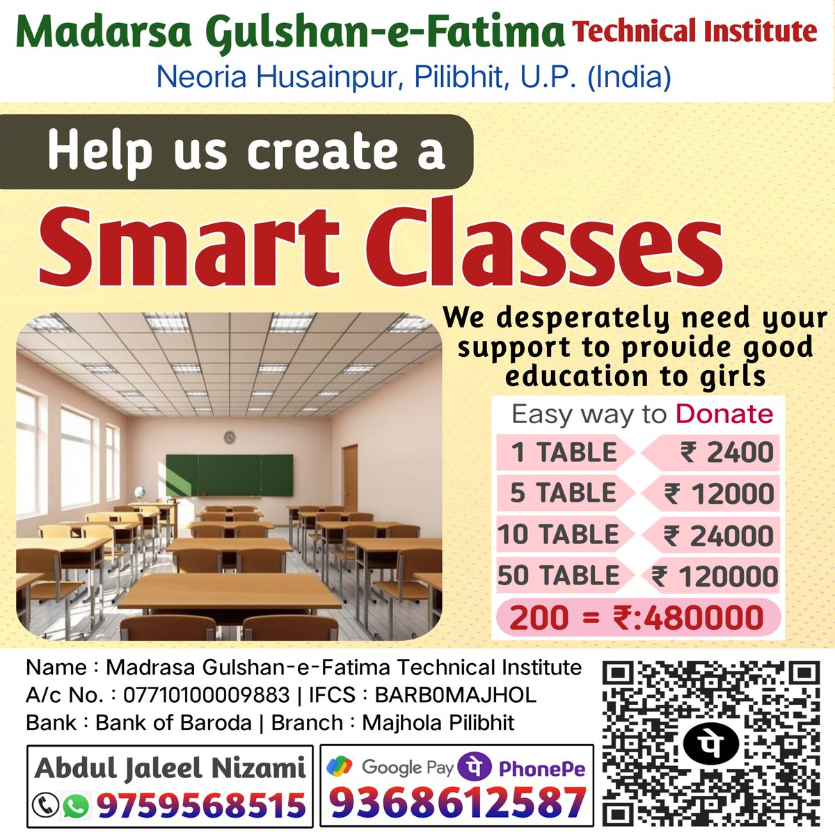 markazgfti's tweet image. Share to Your Freind circle 
#education #donate #helpforeducation