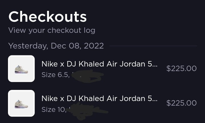 TheGarbageChef's tweet image. Easy restocks with 
@Cybersole 
@308Solutions 
@ChiCooked