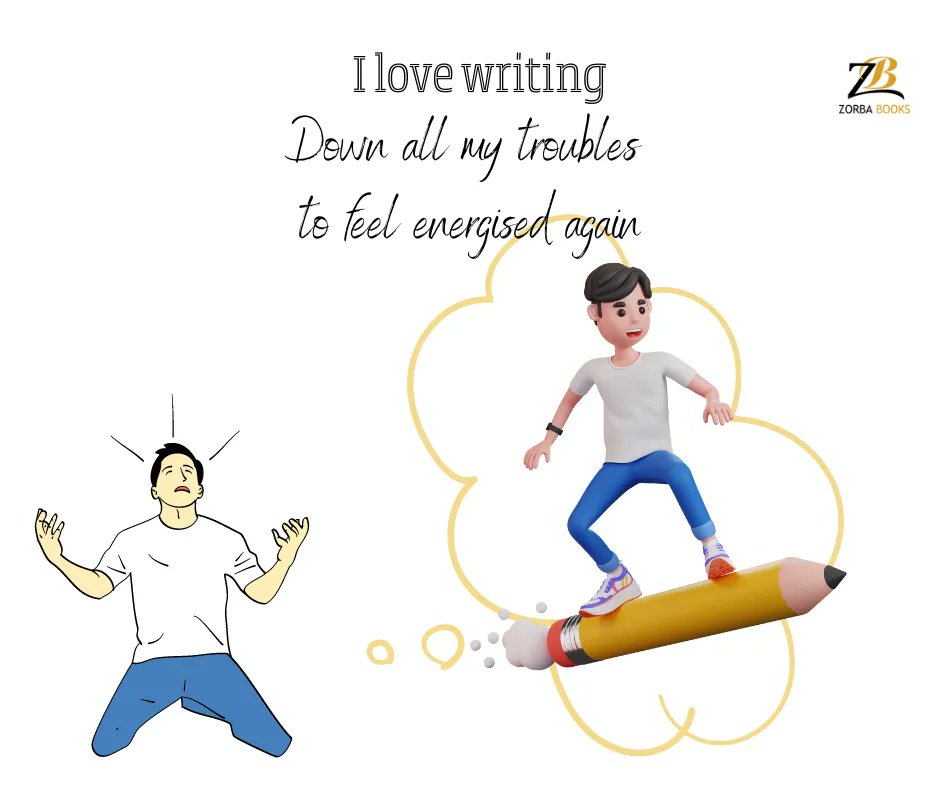 zorbabooks's tweet photo. When you are troubled because of someone or something, do you feel so tired and bogged down? Ever tried  writing those problems down on paper? 
.
.
.
.
.
.
#writing #gurgaon #writingcommunity #lovewriting #lovewritingpoems #Gurgaon #bloggermom #zorbabooks https://t.co/TNYONC3qNZ