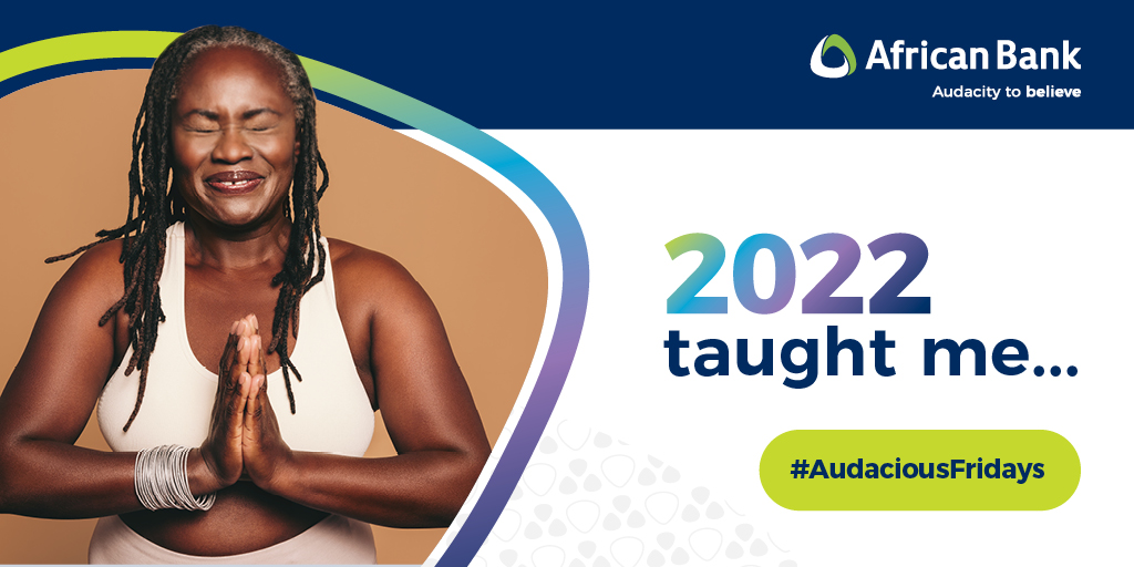 AfricanBank's tweet photo. What are some of the life lessons 2022 taught you?

There’s lessons to be learned in our trials and moments to celebrate in our tribulations. 

Tell us what yours are and how it made the past year memorable.

#AudaciousFridays #AudacityToBelieve https://t.co/KCjcFBPj5G