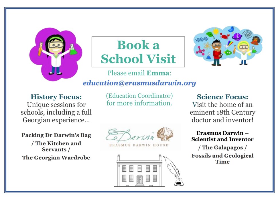 Erasmus Darwin House - Education Team tweet media