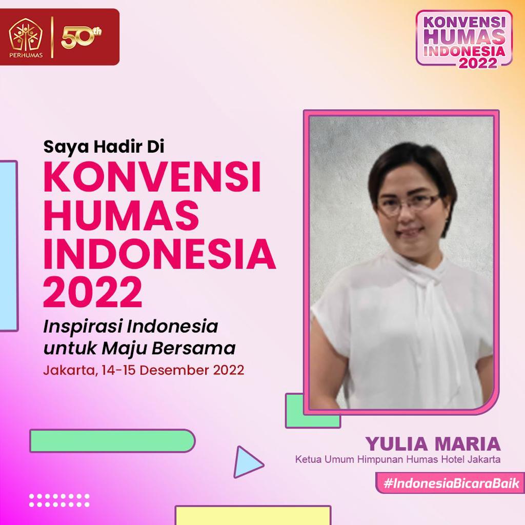 #KonvensiHumasIndonesia 2022 hadir mengusung tema Inspirasi Indonesia untuk Maju Bersama. Dalam momen spesial #50TahunPERHUMAS, kali ini kegiatan berlangsung secara hybrid.

DAFTAR SEKARANG:
bit.ly/KonvensiHumasI…
*Paling lambat Selasa, 13 Desember 2022

#IndonesiaBicaraBaik