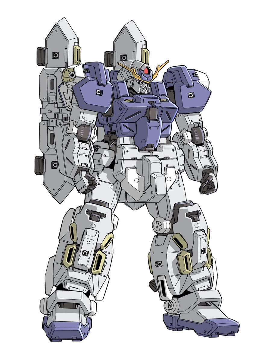 no humans robot mecha solo white background clenched hands v-fin  illustration images