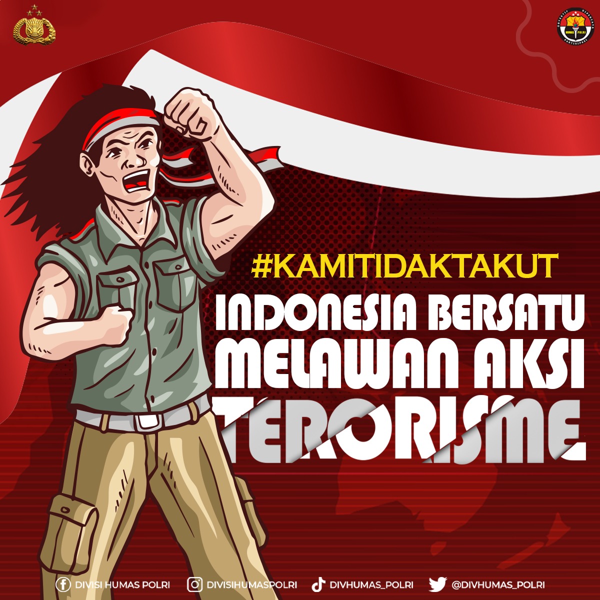 ControlsHelper's tweet image. INDONESIA BERSATU MELAWAN AKSI TERORISME