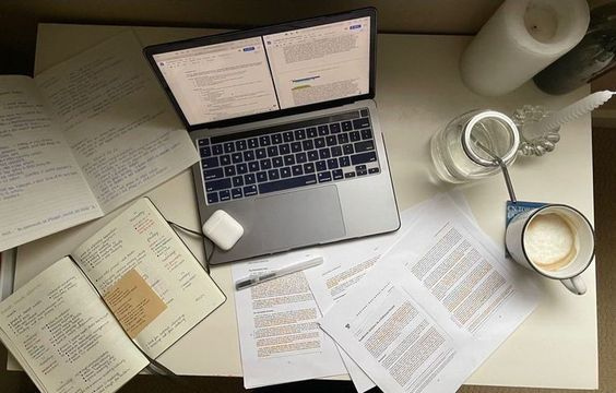 pilatesgirly's tweet image. coffee and study