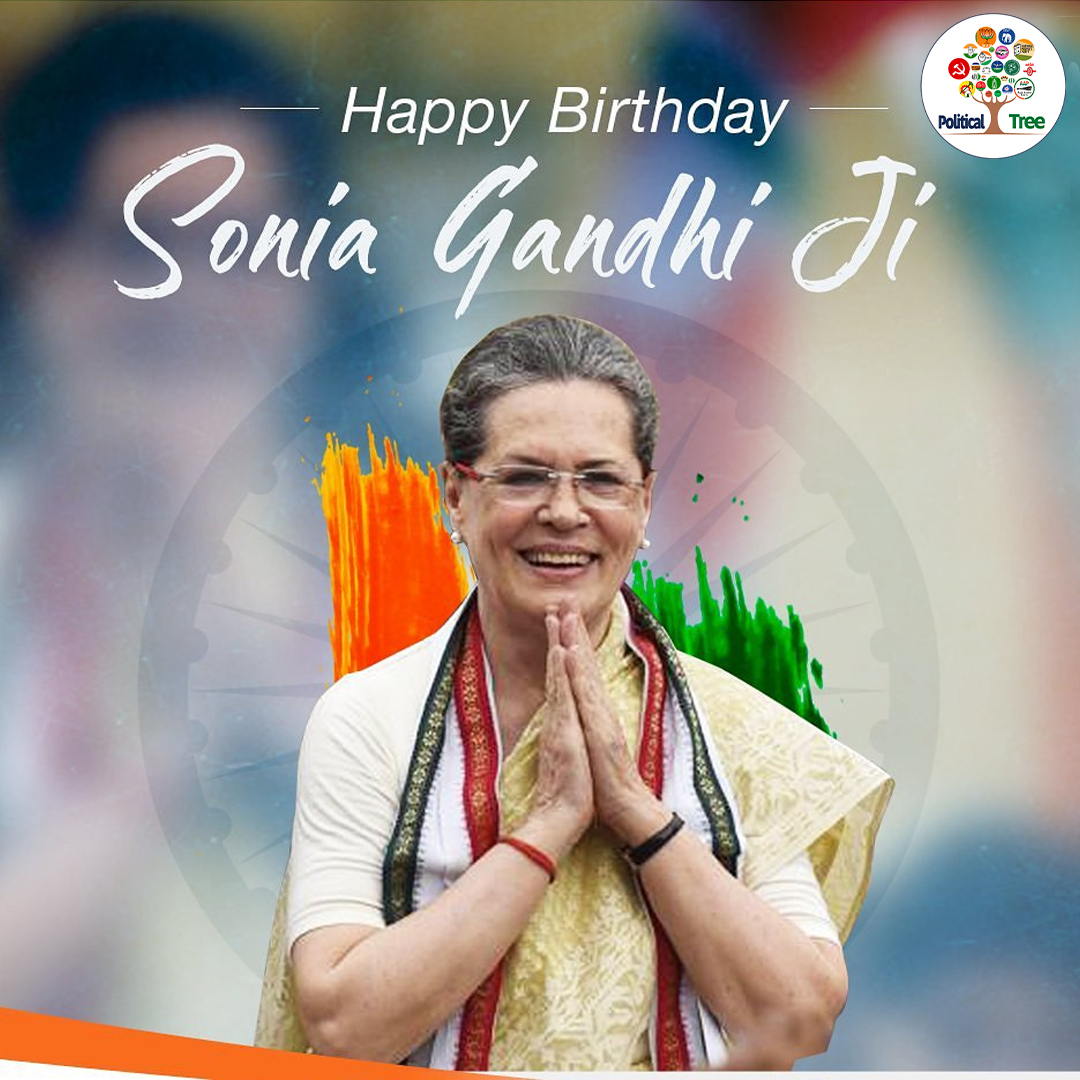 treemedianews's tweet photo. Wishing Smt. Sonia Gandhi Ji a very Happy Birthday 💐🎉
#SoniaGandhi #soniagandhibirthday #soniagandhiji #HBDSoniaGandhi #HBDSoniaGandhiji #HappyBirthdaySoniaGandhiji #filmtree #Politicaltree https://t.co/i2Kd9QaIX8