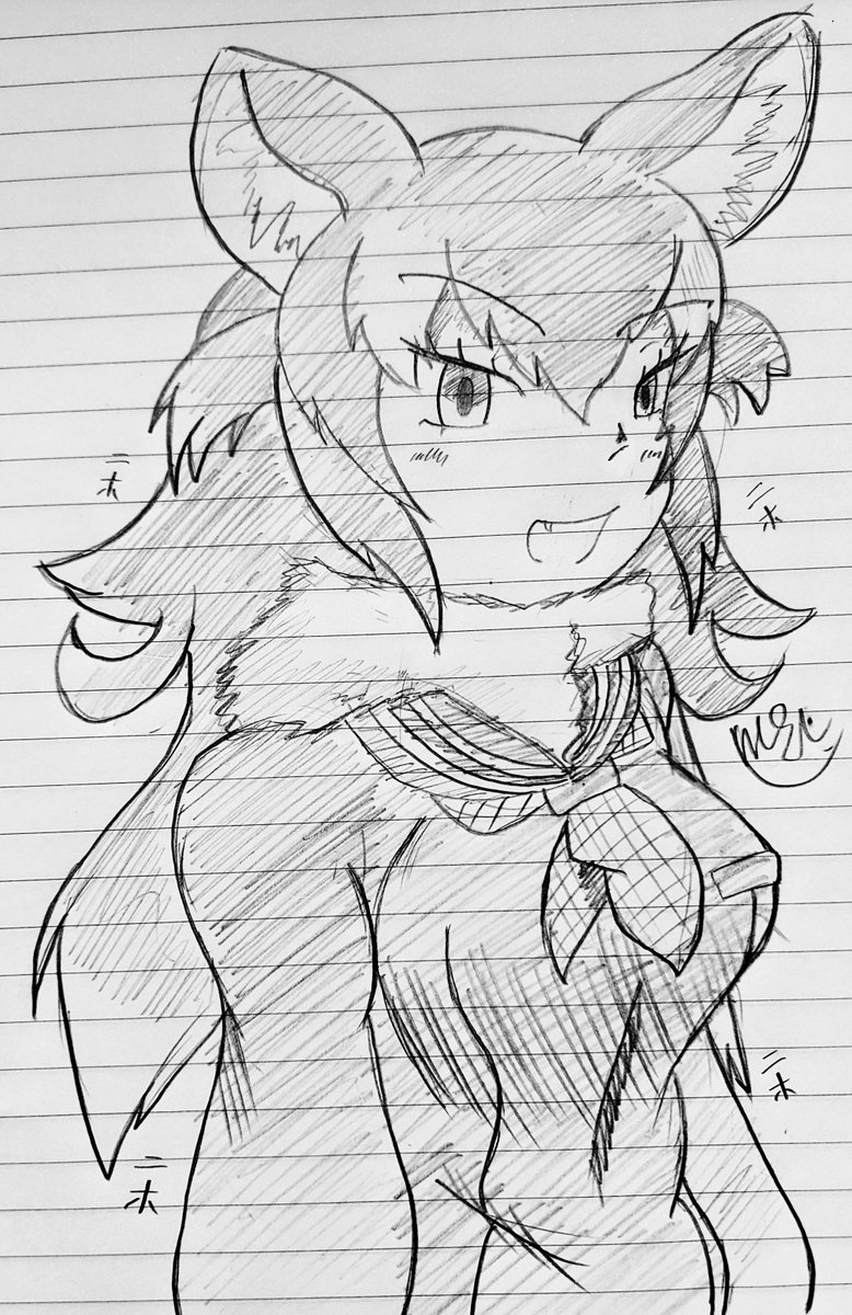 前に描いたにほにほ🐺
#けものフレンズ 