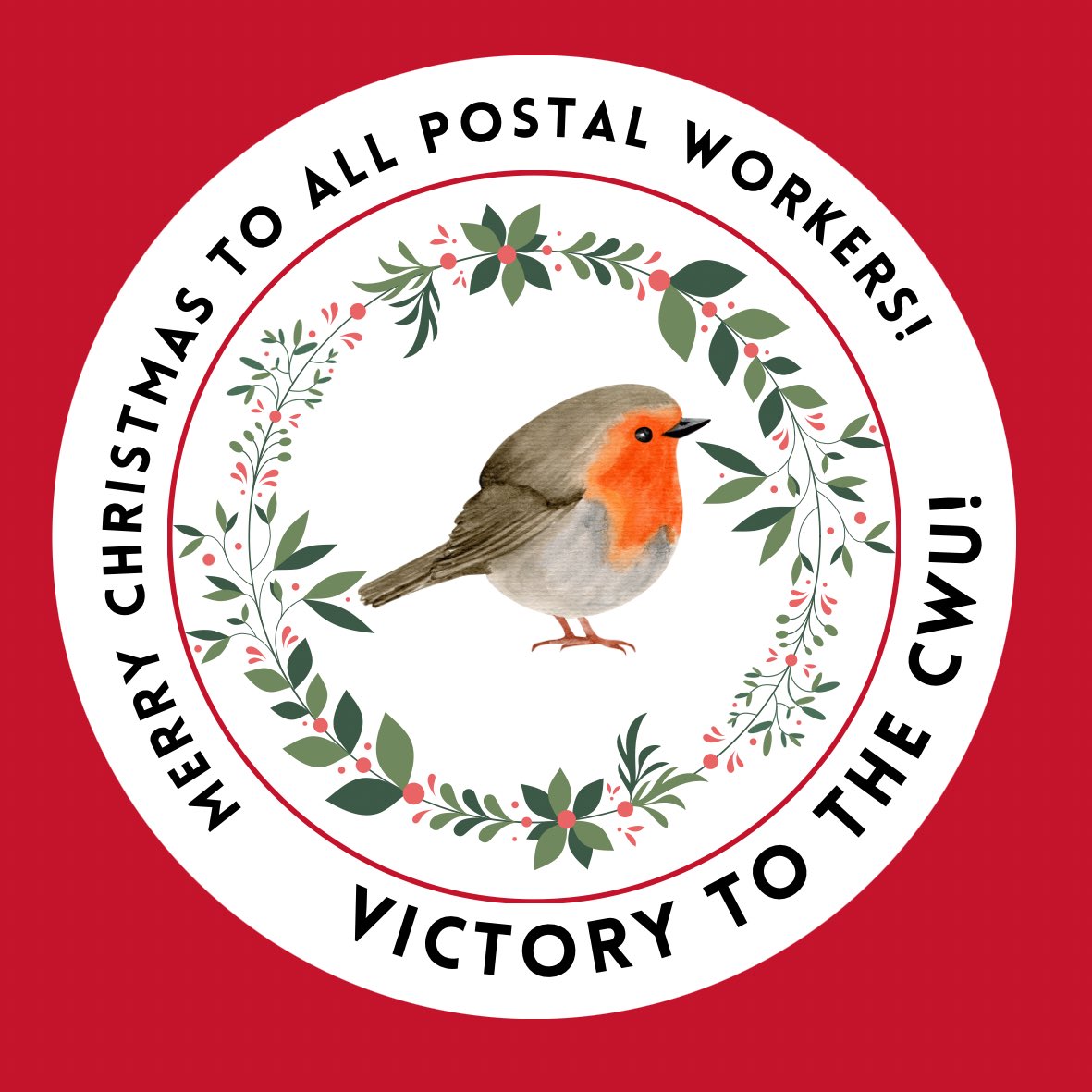 #EveryoneOut #London #PicketLines #CWU #VictorytotheCWU #NoBackwardStep #Solidarity #MerryChristmas