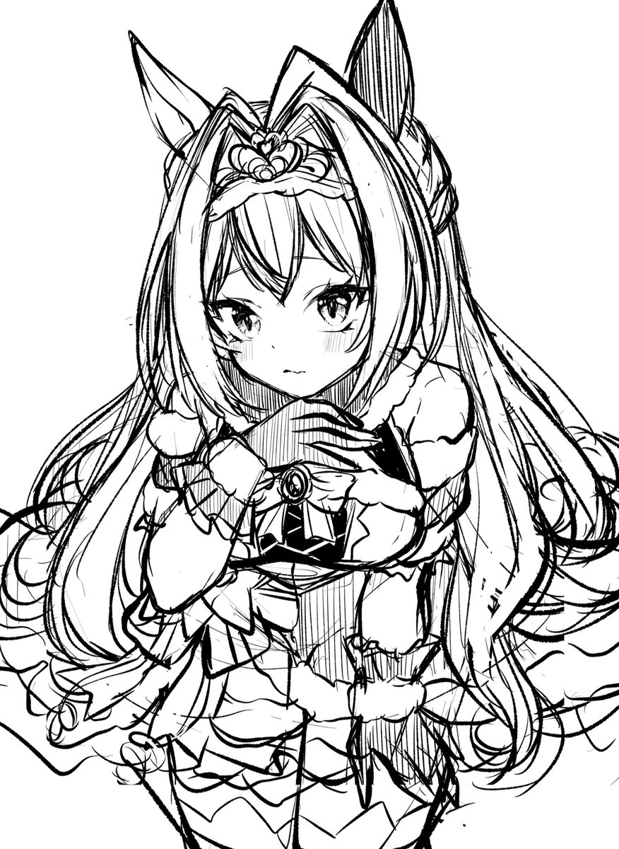 ダイワスカーレット(ウマ娘) 「」|よまおのイラスト