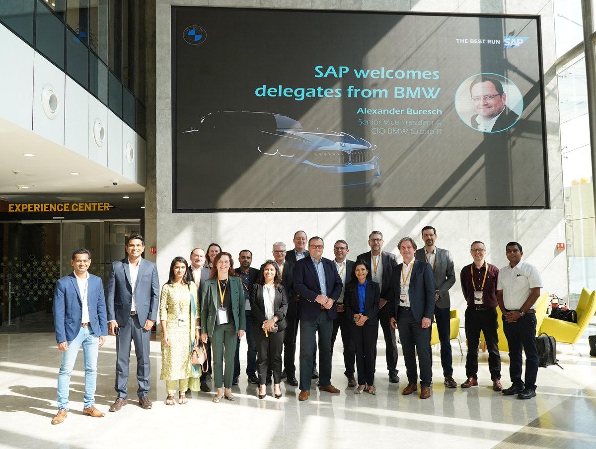 Brilliant meeting with the <a href="/BMW/">BMW</a> Delegation led by CIO Mr. Alexander Buresch at <a href="/saplabsindia/">SAP LABS INDIA</a> yesterday.