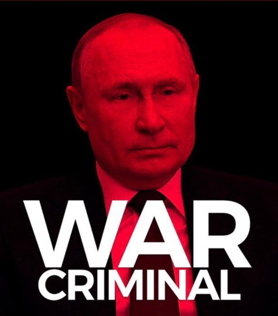 Putin is a war criminal. Please share.